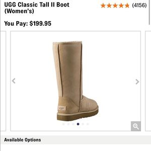 USED tall UGG boots